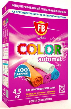 Стиральный порошок FEEDBACK Color