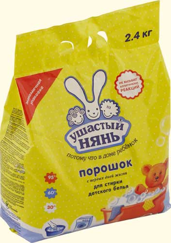 Стир.порошок  УШАСТЫЙ НЯНЬ  детский 2400г