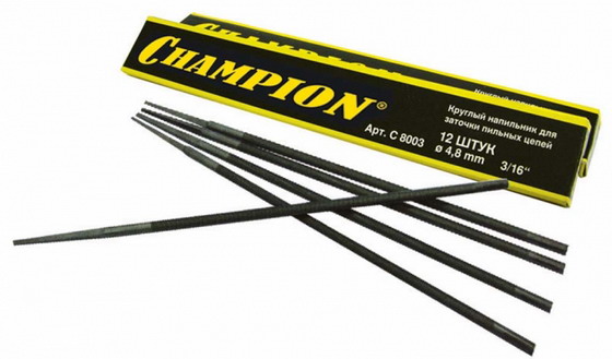 Напильники  CHAMPION  4,8 (12шт)