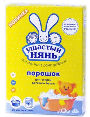 Стир.порошок  УШАСТЫЙ НЯНЬ  детский 400г