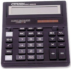 Калькулятор CITIZEN SDC-888 T