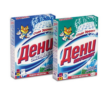 Стир.порошок  ДЕНИ  400г, в ассортименте
