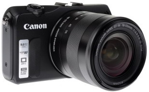 Фотоаппарат CANON EOS M EF-M 18-55 IS STM + 90EX