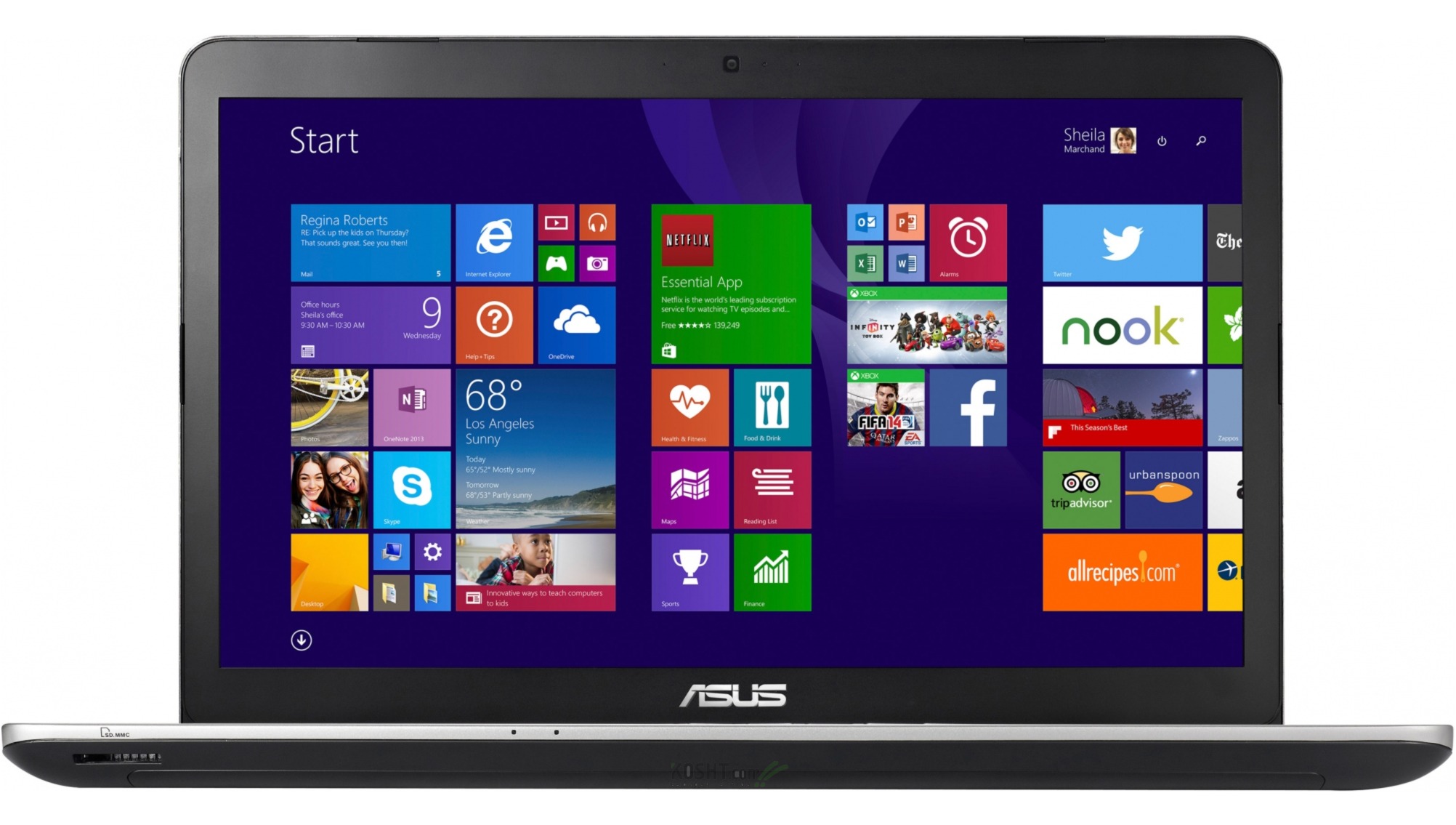 Ноутбук ASUS N751JK-T4188H