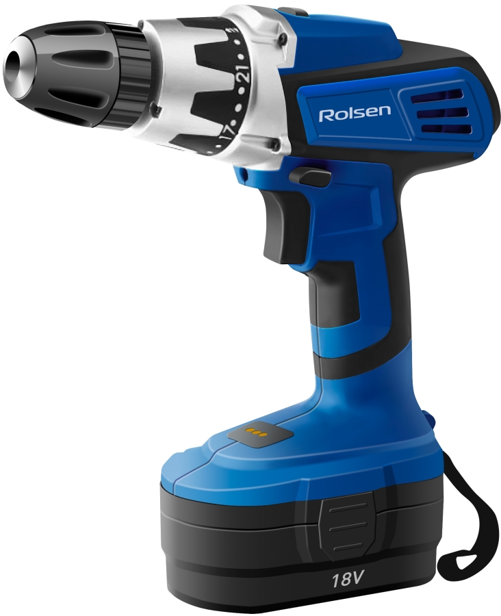 Дрель аккумуляторная ROLSEN RSD-300