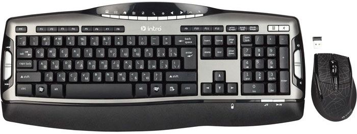 Клавиатура и мышь INTRO CW202M Wireless Multimedia