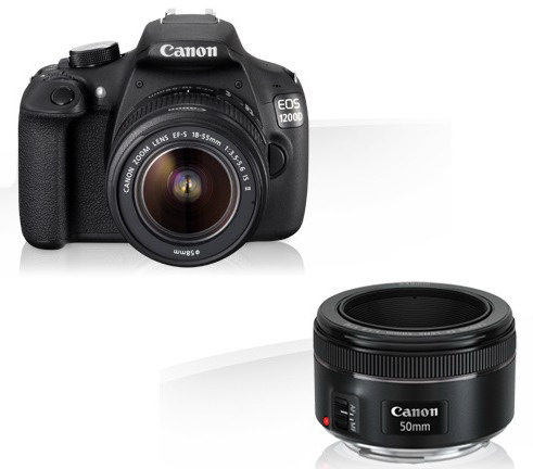 Фотоаппарат CANON EOS 1200D Kit 18-55 IS II + 50mm STM