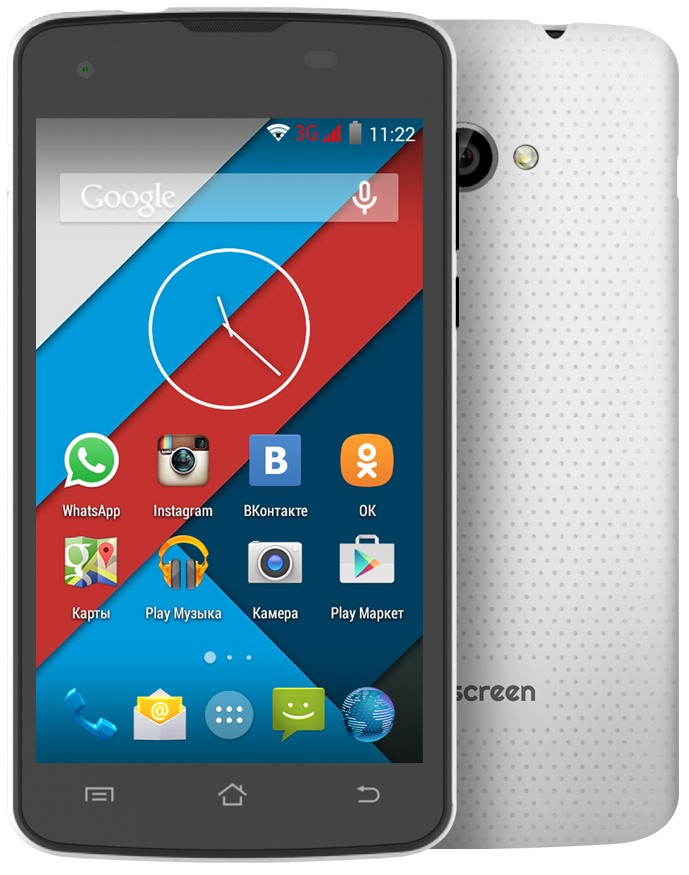 Смартфон HIGHSCREEN Spark 2 white