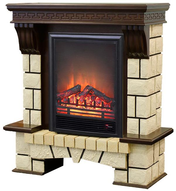 Электрокамин REAL FLAME Stone NEW STD + Eugene