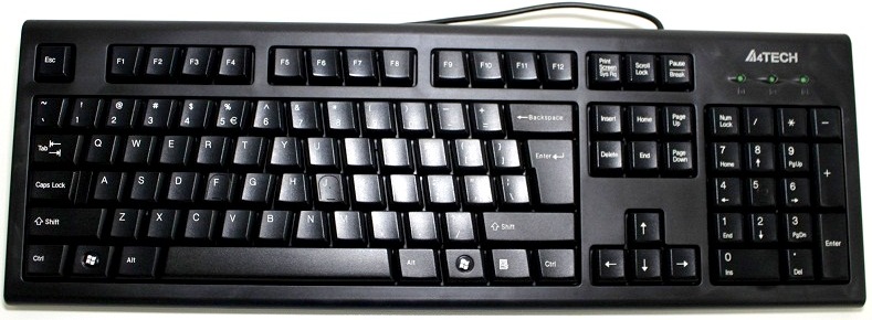 Клавиатура проводная A4TECH KRS-85 USB