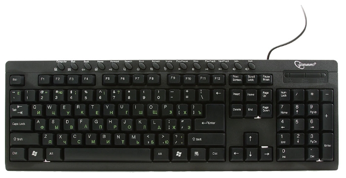 Клавиатура GEMBIRD KB-8300M-BL-R
