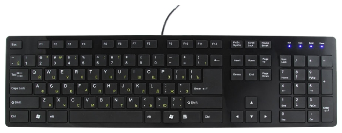 Клавиатура BTC 6390U-BL