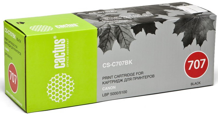 Картридж CACTUS CS-C707BK