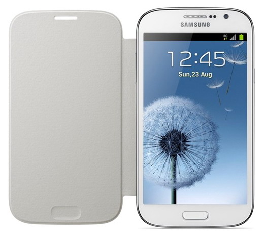 Чехол-книжка   SAMSUNG  i9082 белый (EF-FI908 BWE)