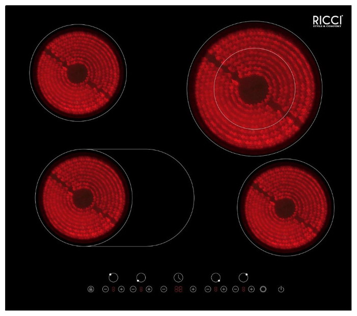 Панель варочная электрическая RICCI RCH-6602