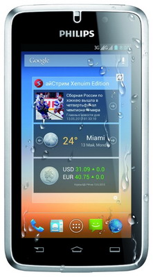 Смартфон  PHILIPS  W8500 silver