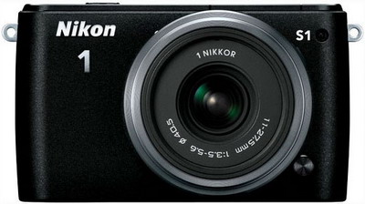 Фотоаппарат  NIKON  1 S1 Kit 11-27.5мм черный (комплект)