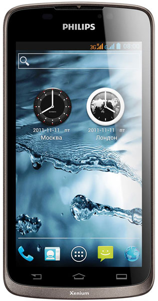 Смартфон  PHILIPS  W832 grey (2 SIM)+ карта 8Gb