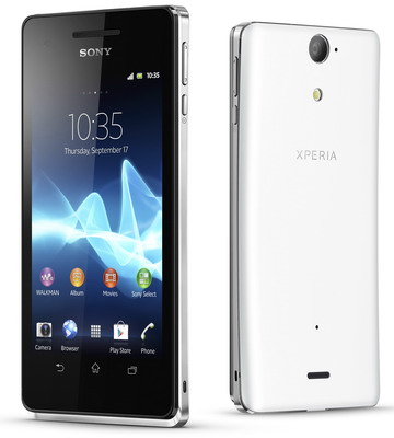 Смартфон  SONY  LT25i  Xperia V white