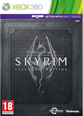Игра  Xbox 360 Elder Scrolls V: Skyrim Legendary Edition (Xbox 360)