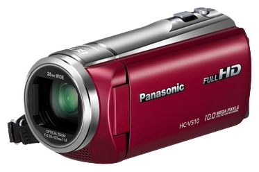 Видеокамера  PANASONIC  HC-V510 красный