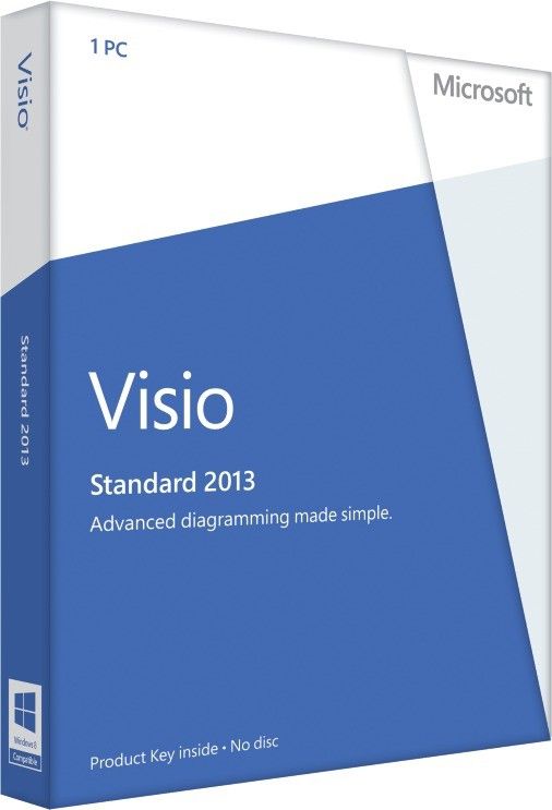 Продукт программный MICROSOFT Visio Professional, License/Software Assurance