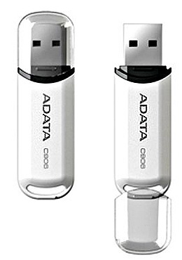 Флеш-накопитель 8 Gb  A-DATA  C906 белый