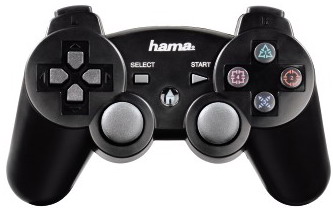 Контроллер  HAMA  Black Force для Sony PS3 (H-51825)