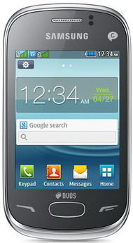 Мобильный телефон SAMSUNG GT-S3802 DUOS metallic silver