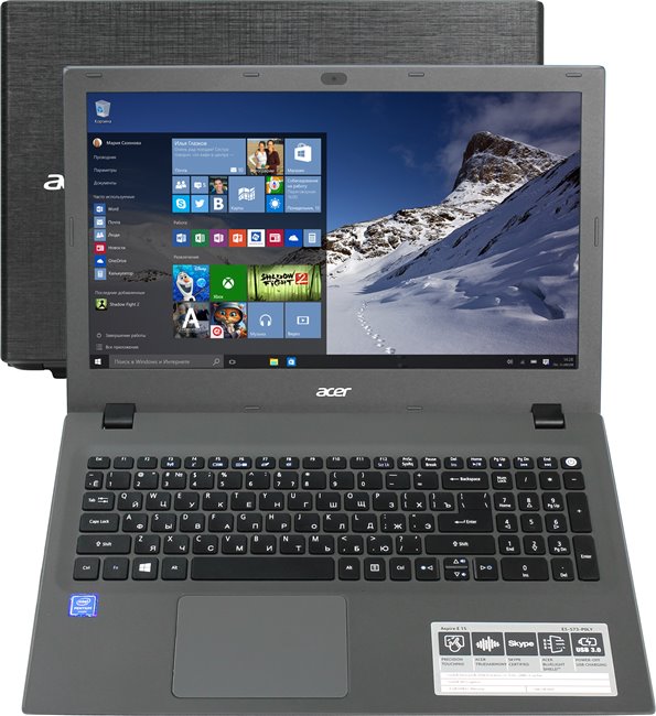 Ноутбук ACER E5-573-P0LY