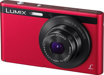 Фотоаппарат  PANASONIC  DMC-XS1 красный