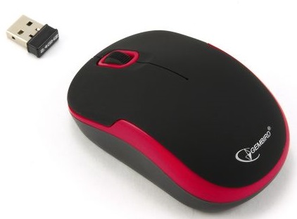 Мышь беспроводная GEMBIRD MUSW-200BKR