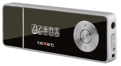MP3-плеер  TeXet  T-169 4Gb белый