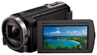 Видеокамера  SONY  HDR-CX400E черный
