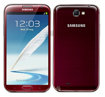 Смартфон  SAMSUNG  GT-N7100 Galaxy Note II Ruby wine