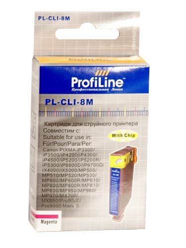 Чернила  PROFILINE  PL-CLI-8 для Canon Pixma Magenta