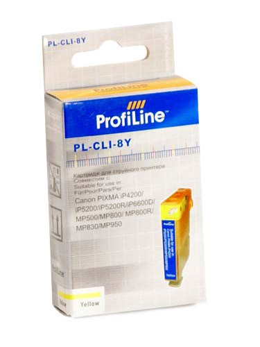 Чернила  PROFILINE  PL-CLI-8 для Canon Pixma Yellow