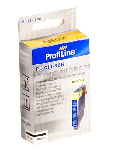 Чернила  PROFILINE  PL-CLI-8 для Canon Pixma Black
