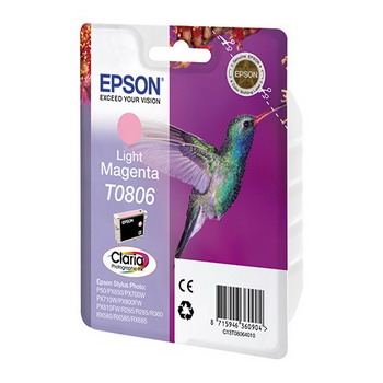 Картридж  EPSON  T0806 Light Magenta