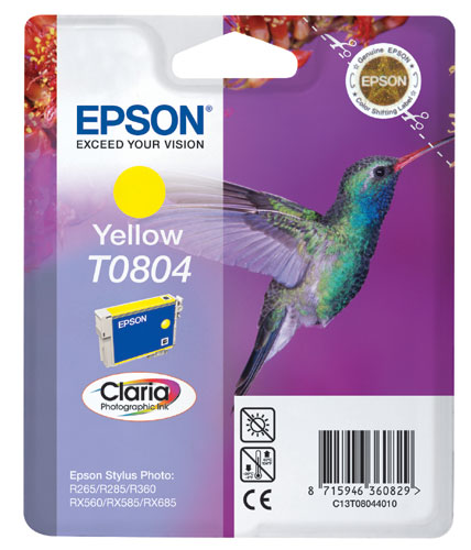 Картридж  EPSON  T0804 Yellow