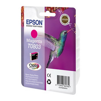 Картридж  EPSON  T0803 Magenta