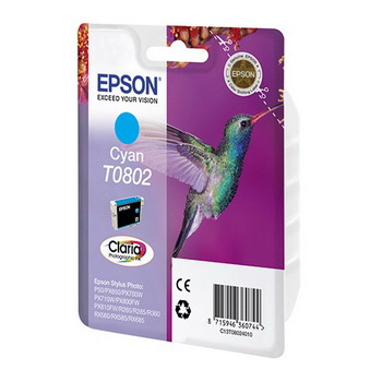 Картридж  EPSON  T0802 Cyan
