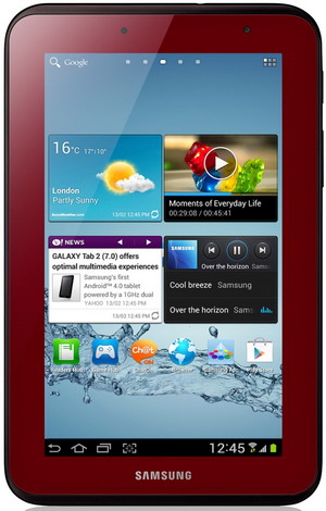 Планшет  SAMSUNG  GT-P3100 Galaxy Tab 2 7.0 8Гб red