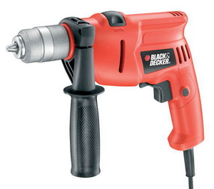Дрель ударная  BLACK&DECKER  KR504 CRE+сверла