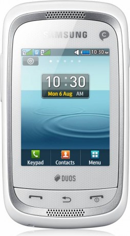 Мобильный телефон SAMSUNG GT-C3262 white (Duos)