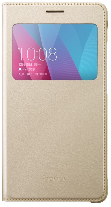Чехол  Honor 5X Smart Cover gold