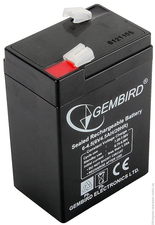 Аккумулятор GEMBIRD BAT-6V4.5AH