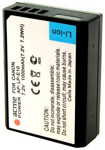 Аккумулятор  AcmePower AP-LP-E10