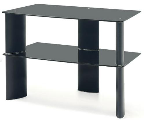 Тумба ТВ  HOLDER  TV-722 черн.+черн стекло