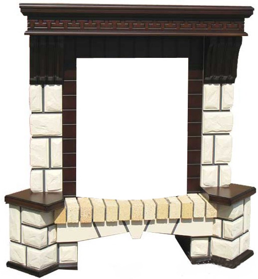 Портал REAL FLAME STONE CORNER STD/EUG